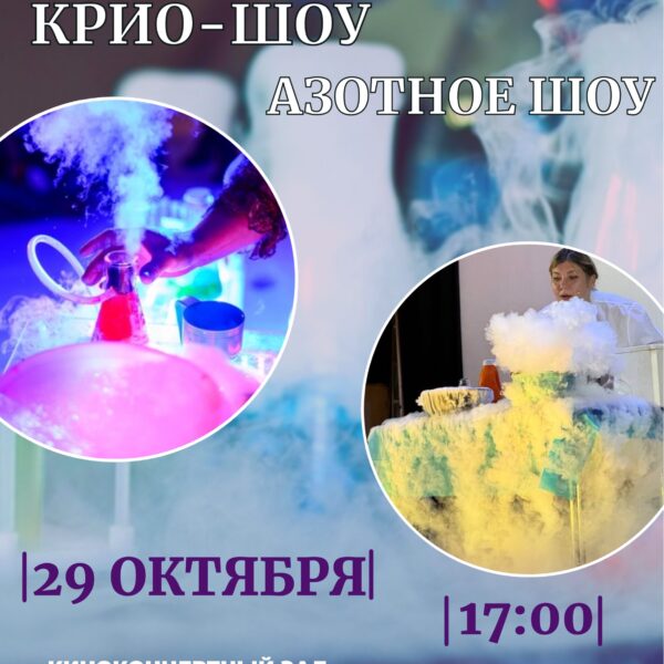 Развлекательная программа КРИО-ШОУ и АЗОТНОЕ ШОУ