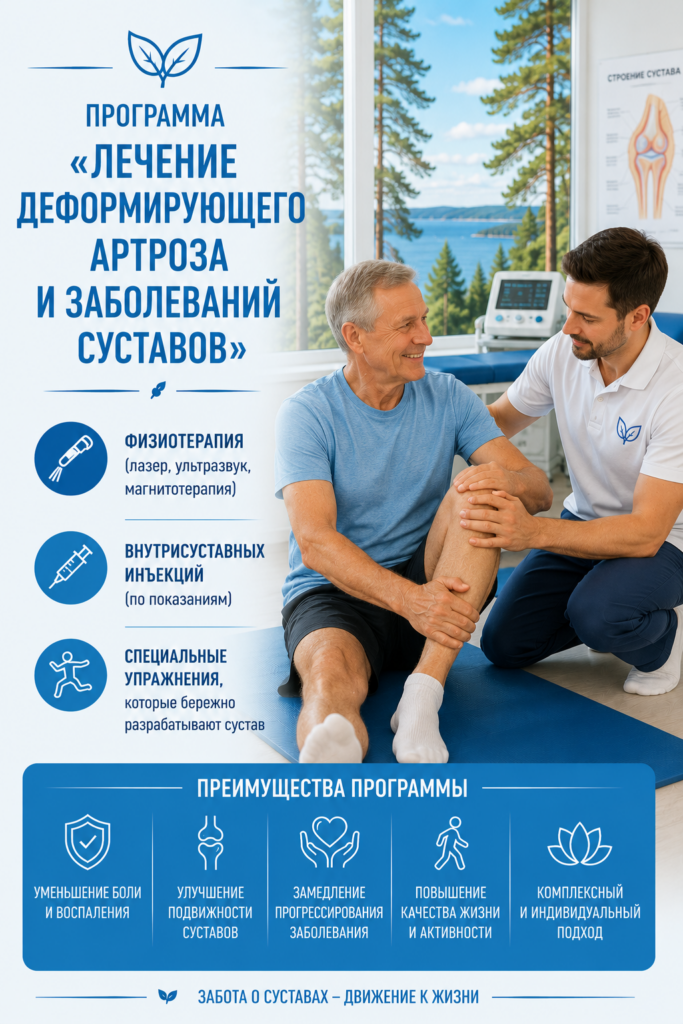 Лечение деформирующего артроза и заболеваний суставов