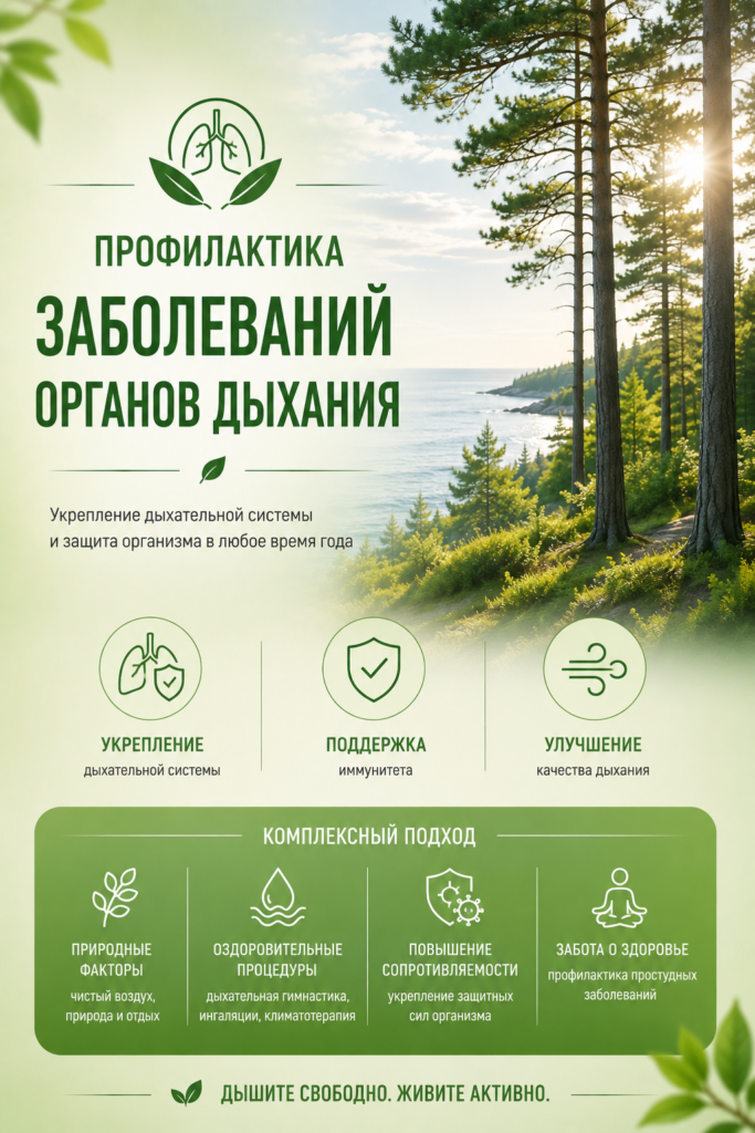 Профилактика заболеваний органов дыхания