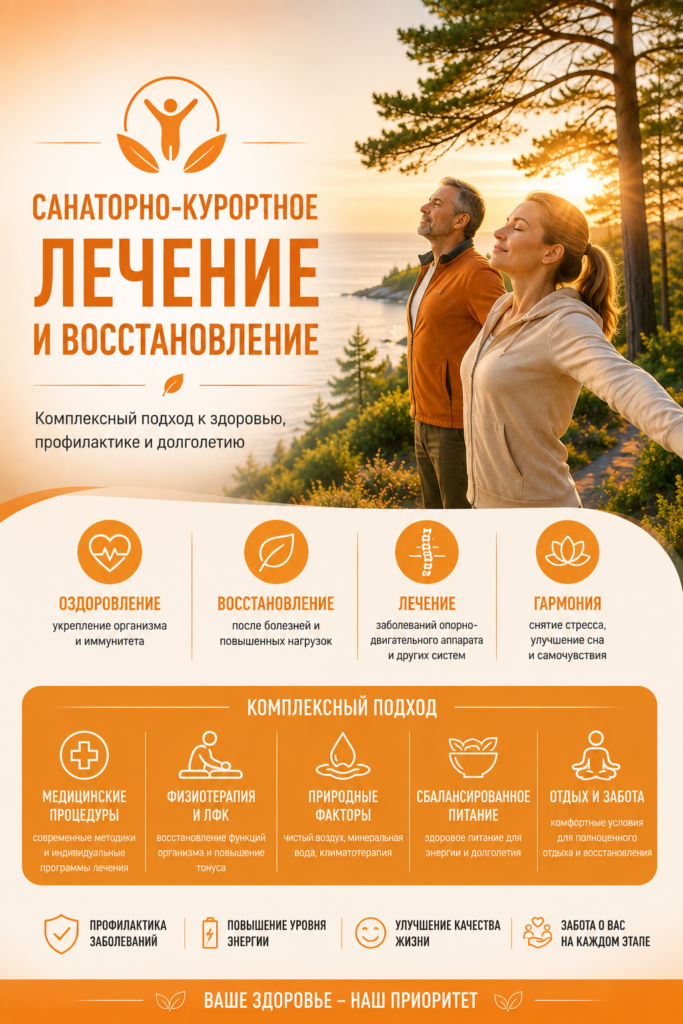 Санаторно-курортное лечение и восстановление