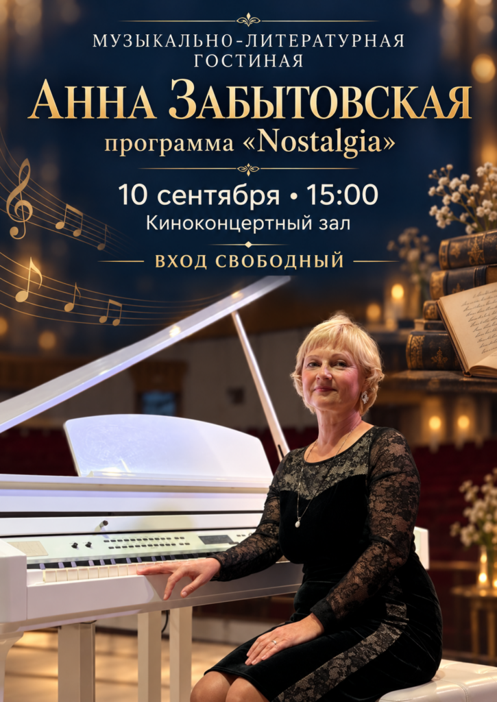 МУЗЫКАЛЬНО-ЛИТЕРАТУРНАЯ ГОСТИНАЯ
