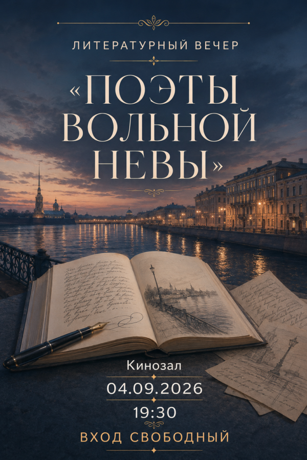 Творческий вечер «Поэты вольной Невы»